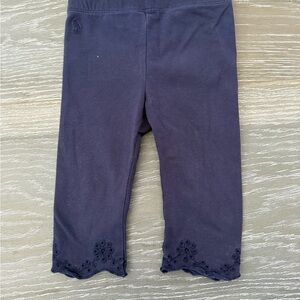 Ralph Lauren eyelet-cuff capri leggings